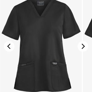 Cherokee black scrub set xs/xs petite